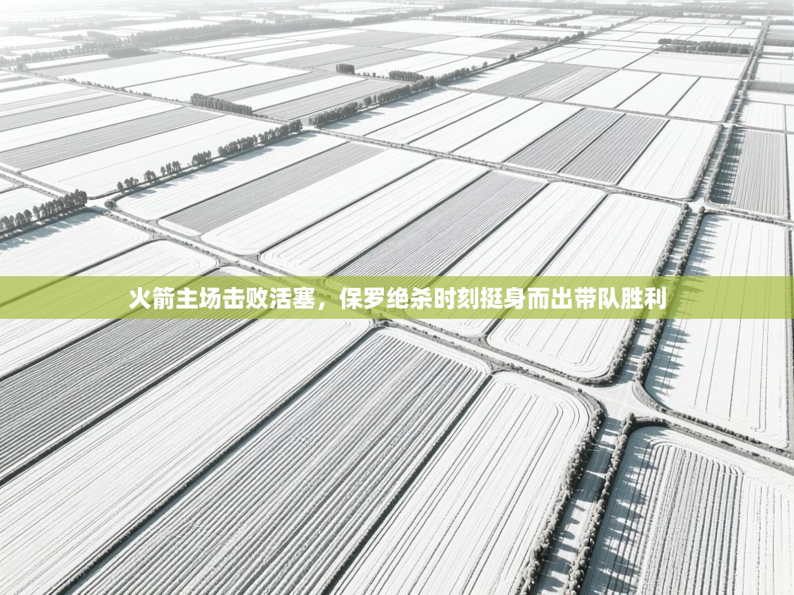 鲸蓝体育app-火箭主场击败活塞，保罗绝杀时刻挺身而出带队胜利  第3张