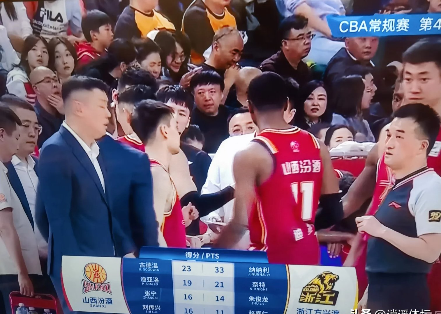 包含主教练在比赛中拼尽全力，为球队鼓劲的词条